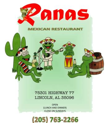 Ranas lincoln al  Share it with friends or find your next meal